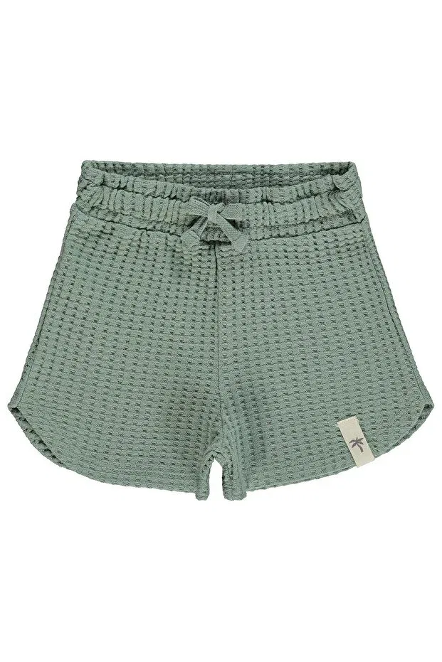 Детские шорты для мальчиков вафельные Basic Civil Boys, Cascade Green