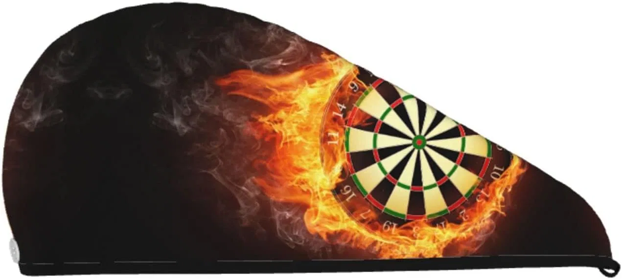 Сушилка для волос с принтом Dart Board, Debou, 10.6 x 25.6 дюймов