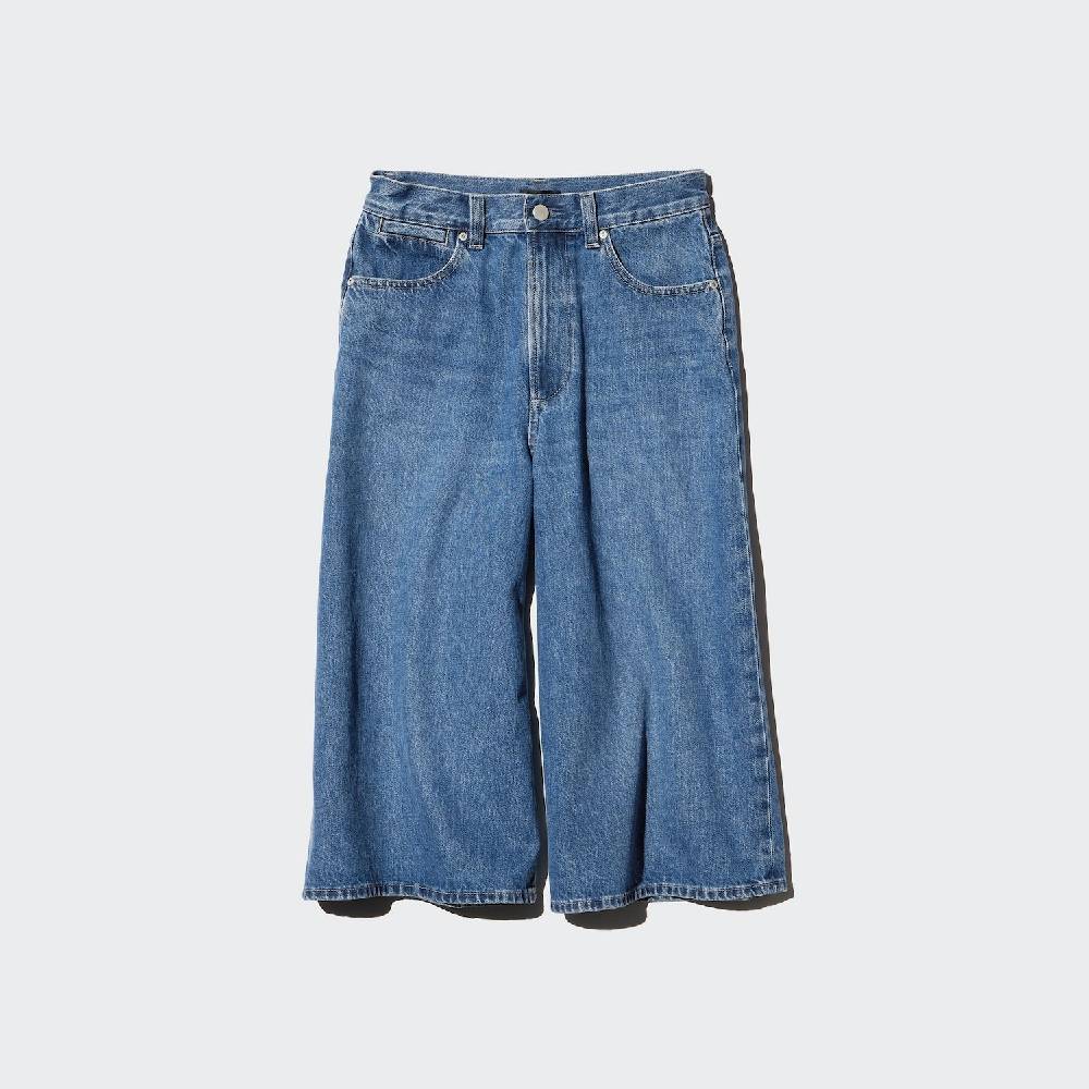 Кюлоты Uniqlo Denim Unisex, 65 синий
