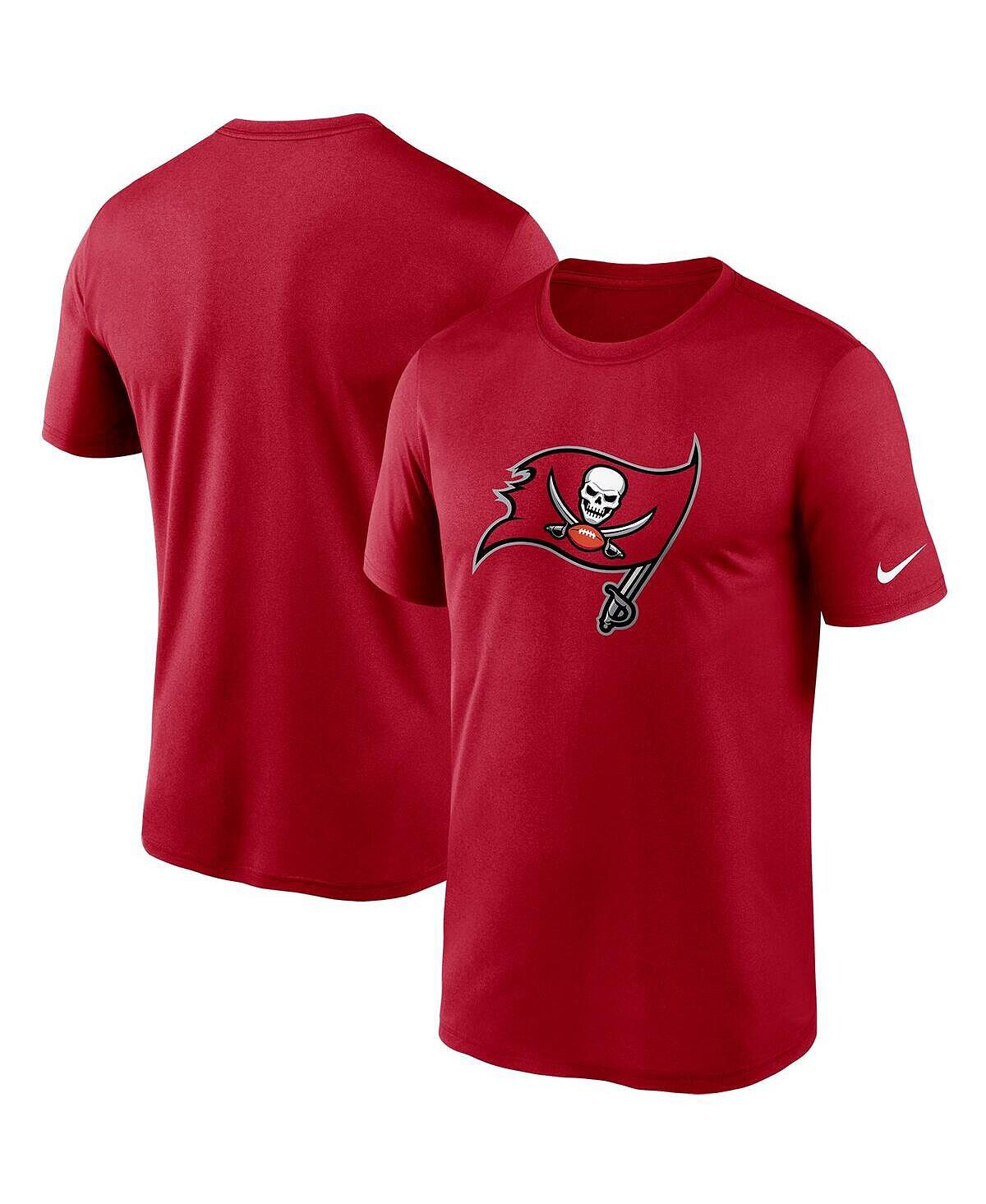 

Мужская красная футболка tampa bay buccaneers logo essential legend performance Nike, красный