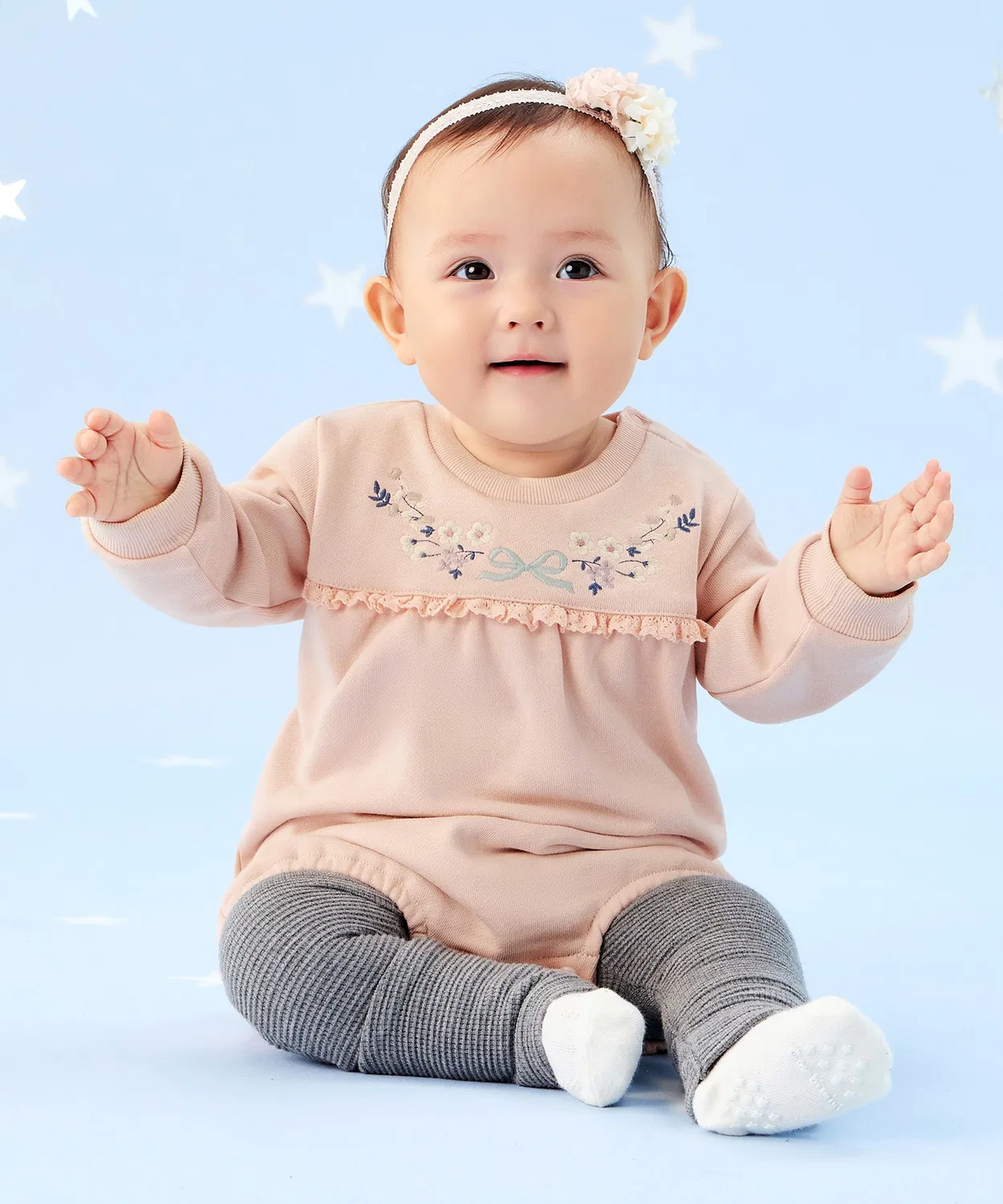 Детская футболка BIG с длинным рукавом модель Garland, combimini, Pink