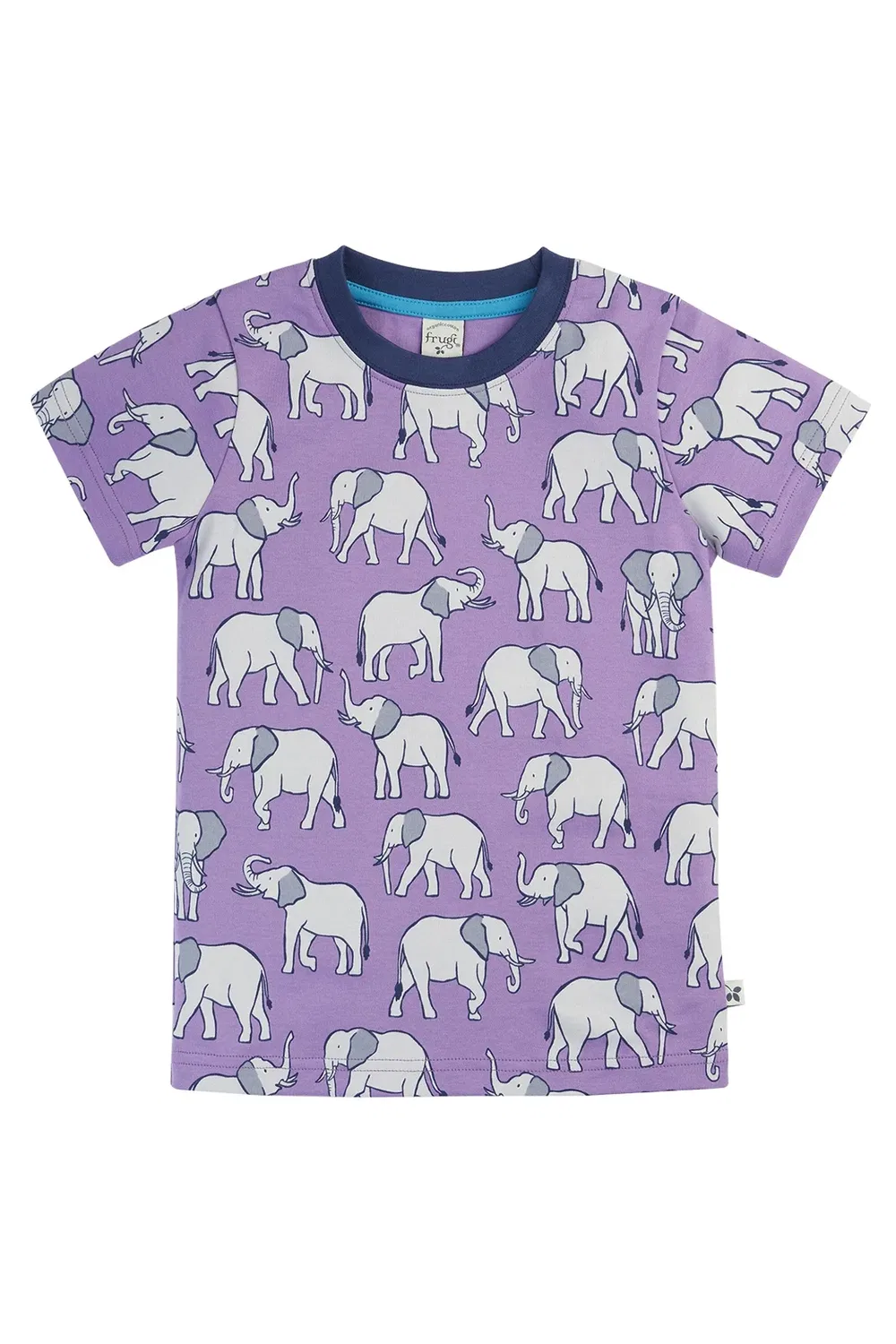 Детская футболка с принтом Lake Frugi, Purple