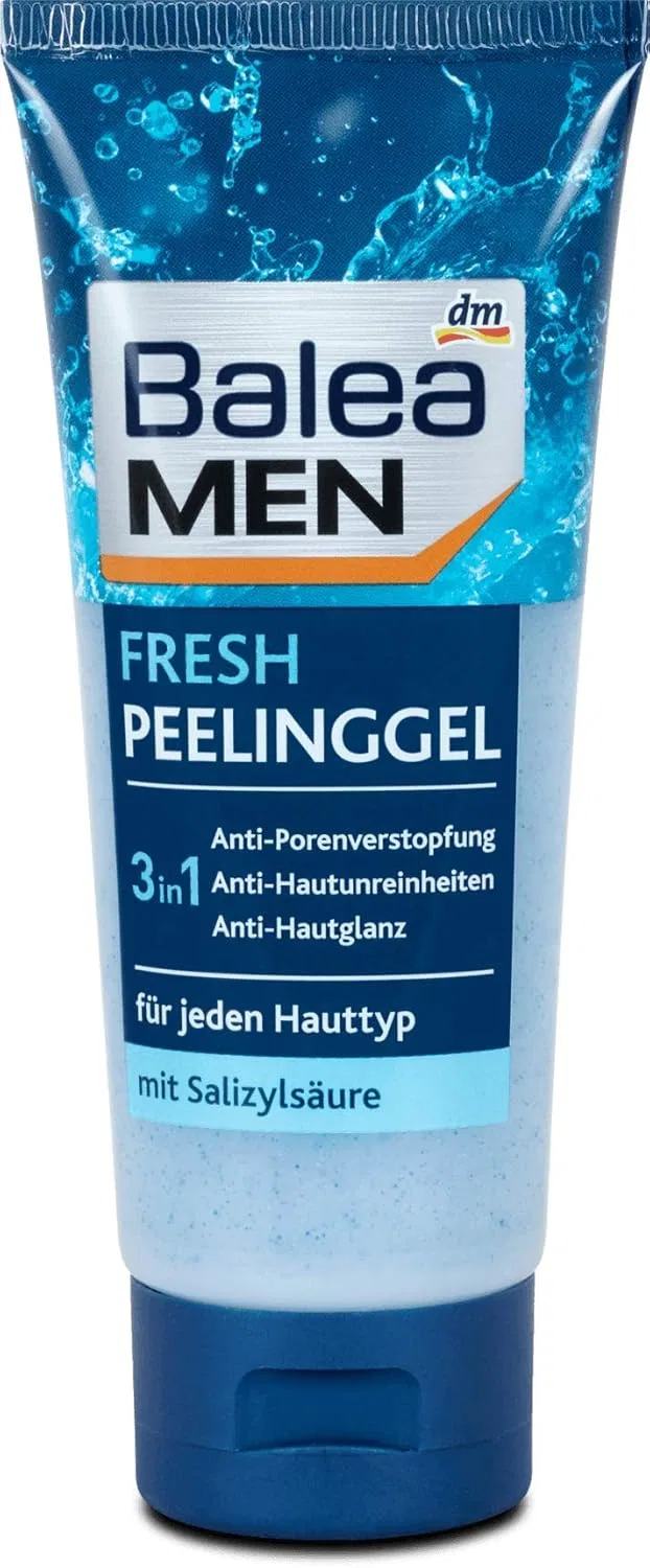 Гель-скраб для лица Balea MEN Fresh, 100 мл