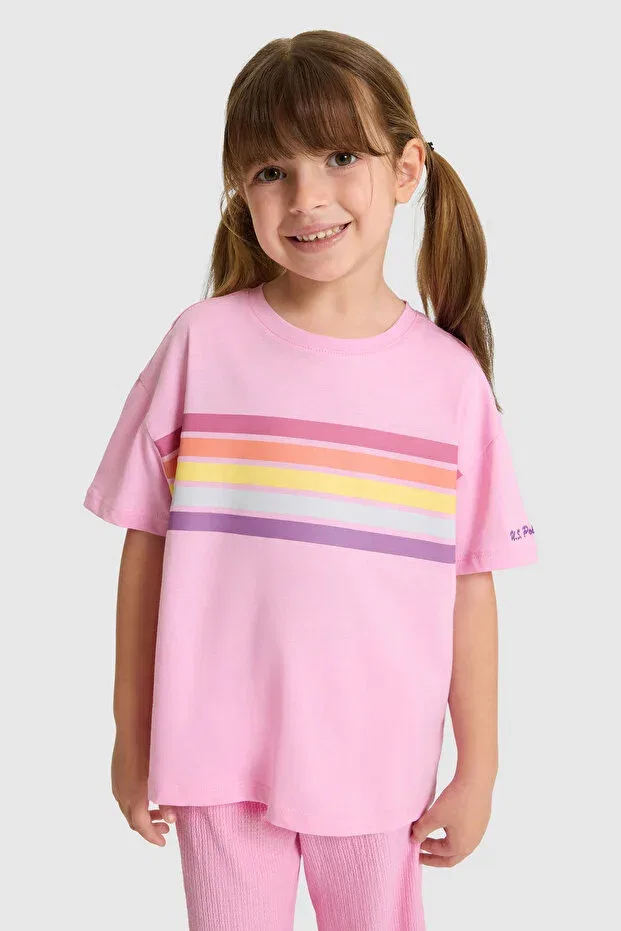 Детская футболка для девочек хлопковая U.S. Polo Assn., 142331