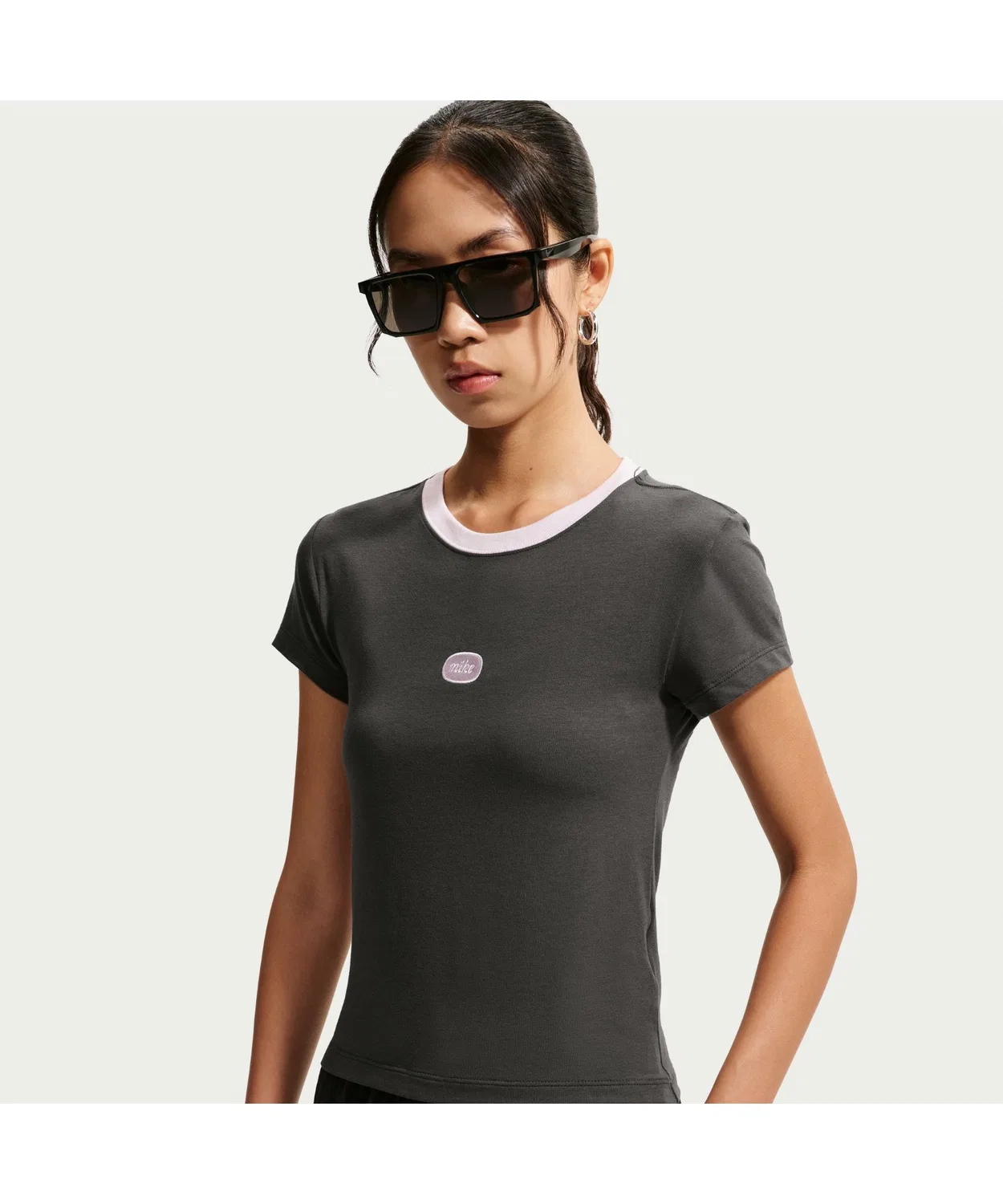 Женская футболка с коротким рукавом Nike VGPX, Charcoal Grey