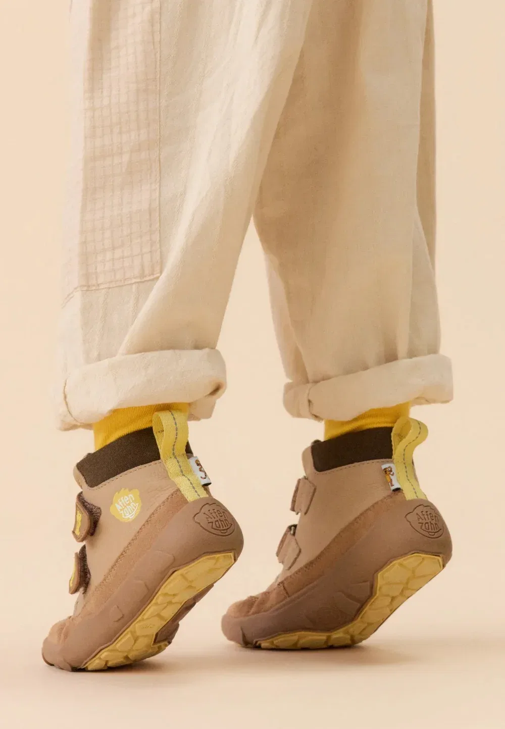 Унисекс - скейтбордистские кроссовки Affenzahn, Beige