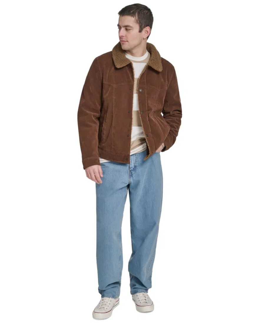 Куртка-ранчер с подкладкой из шерпы, классическая посадка Levi's, Cognac — фото 2