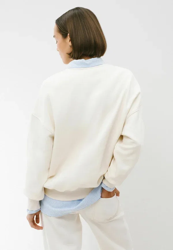 Свитшот с принтом Petite fit - autumnal apple cider graphic sweatshirt Next, Ecru, экрю