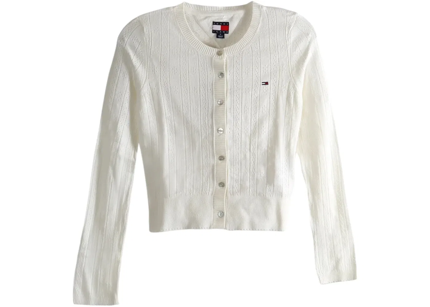 Женский кардиган с v-образным вырезом Cardigan Tommy Hilfiger, Green
