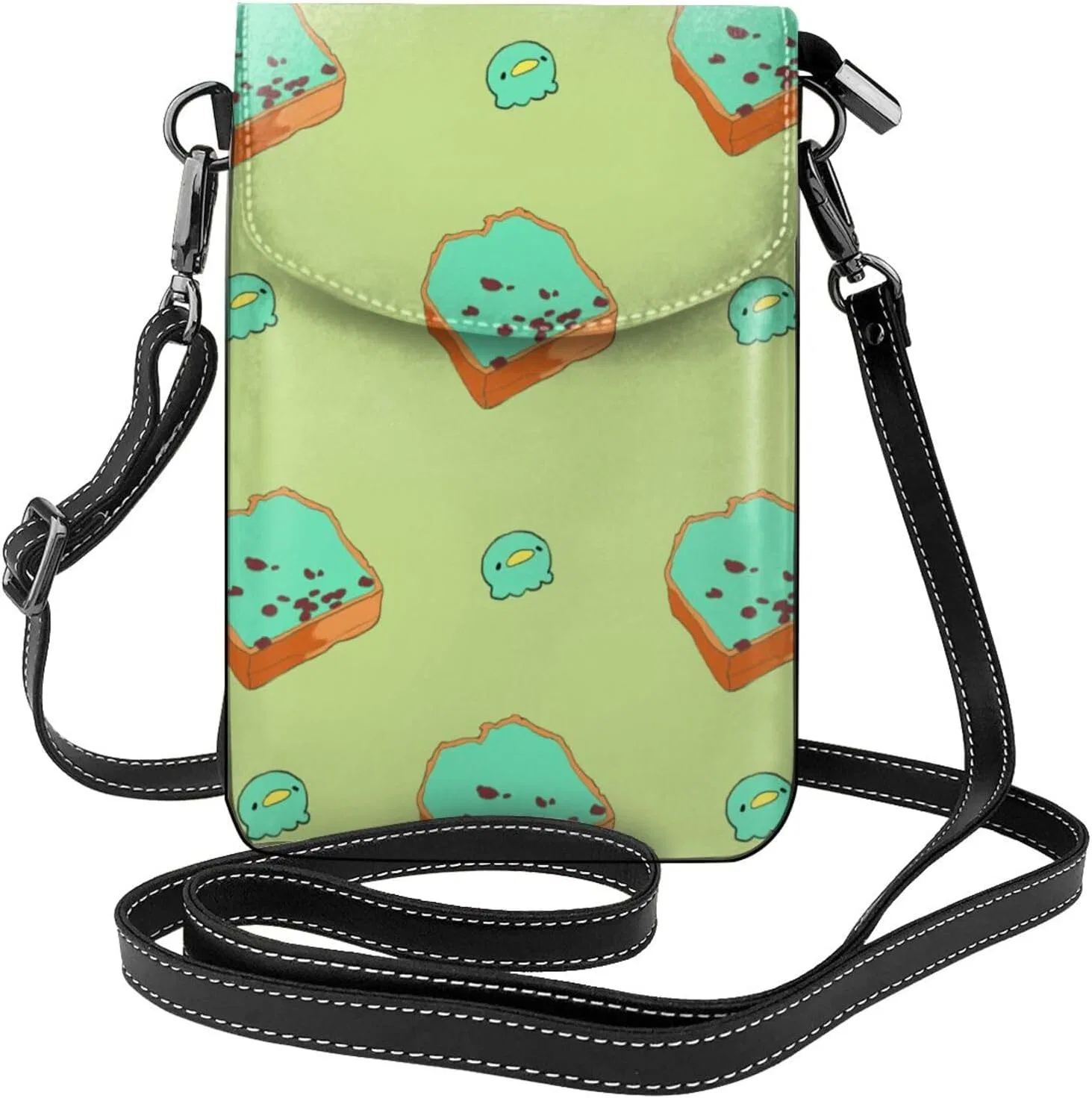 Телефонный кошелек Cartoon Bread Disc, YYHHAOFA, микрофибровая кожа, 19.99x13x3.99 см, 222 г