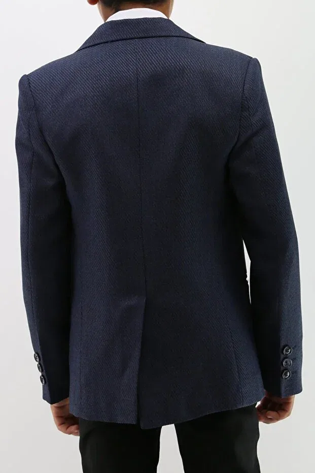 Детский пиджак для мальчиков с длинным рукавом Sirri, Navy Blue — фото 4