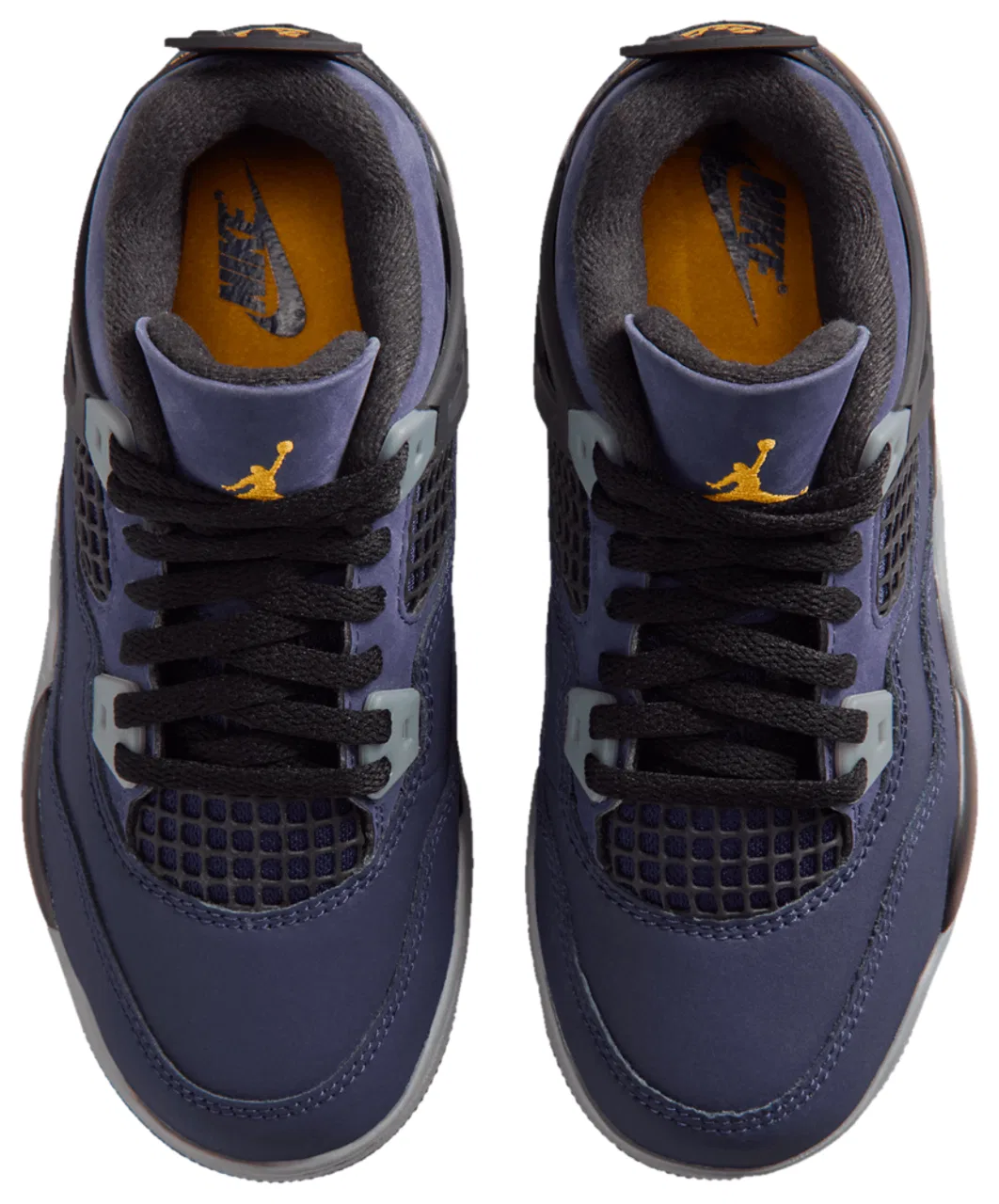 Детские кроссовки для мальчиков Retro 4 Jordan, фиолетовый/черный — фото 4