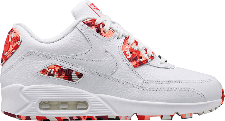 Кроссовки Nike Wmns Air Max 90 'Eton Mess', белый - фото