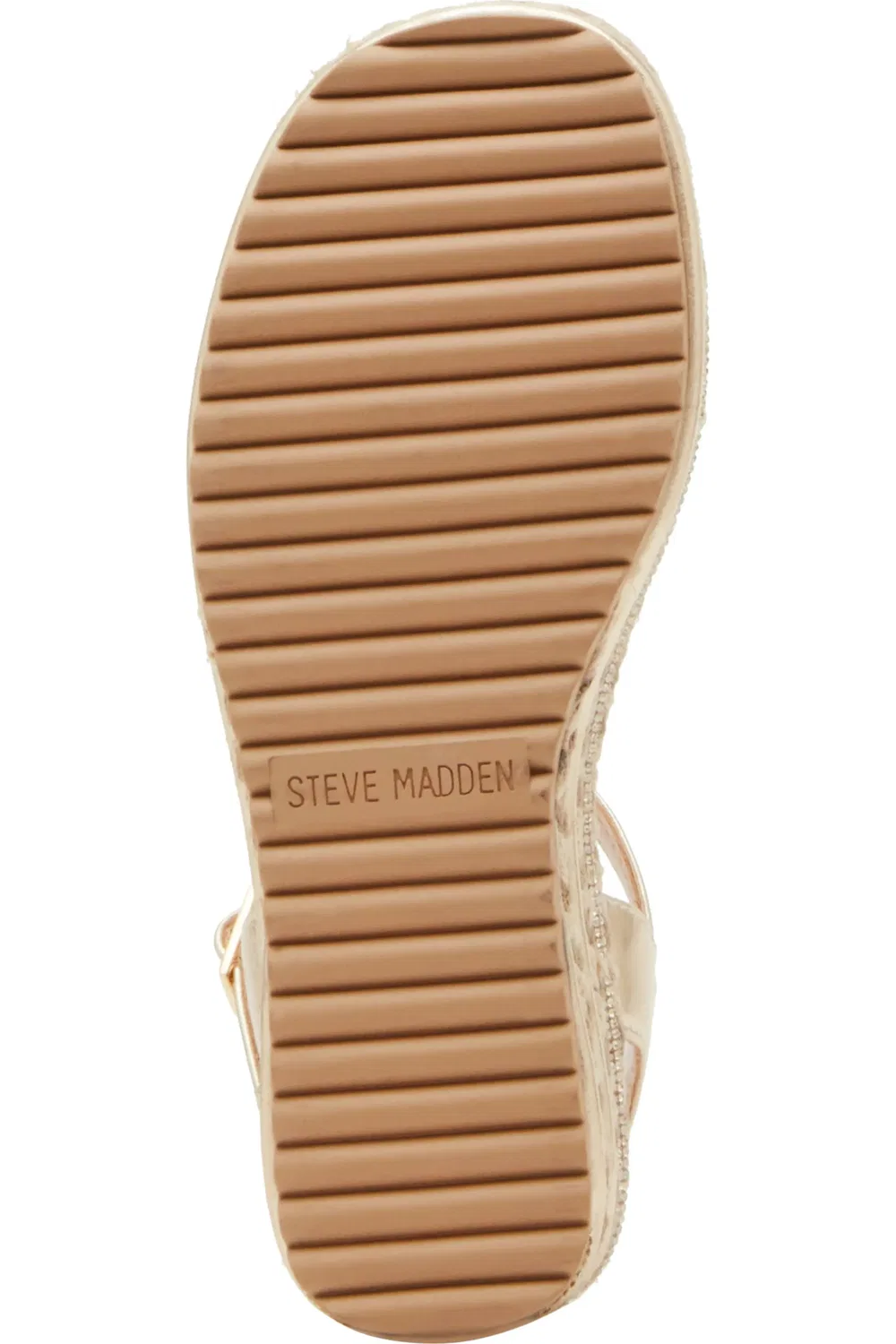 Сандалии детские на платформе с блеском JShayla Steve Madden, Gold — фото 4