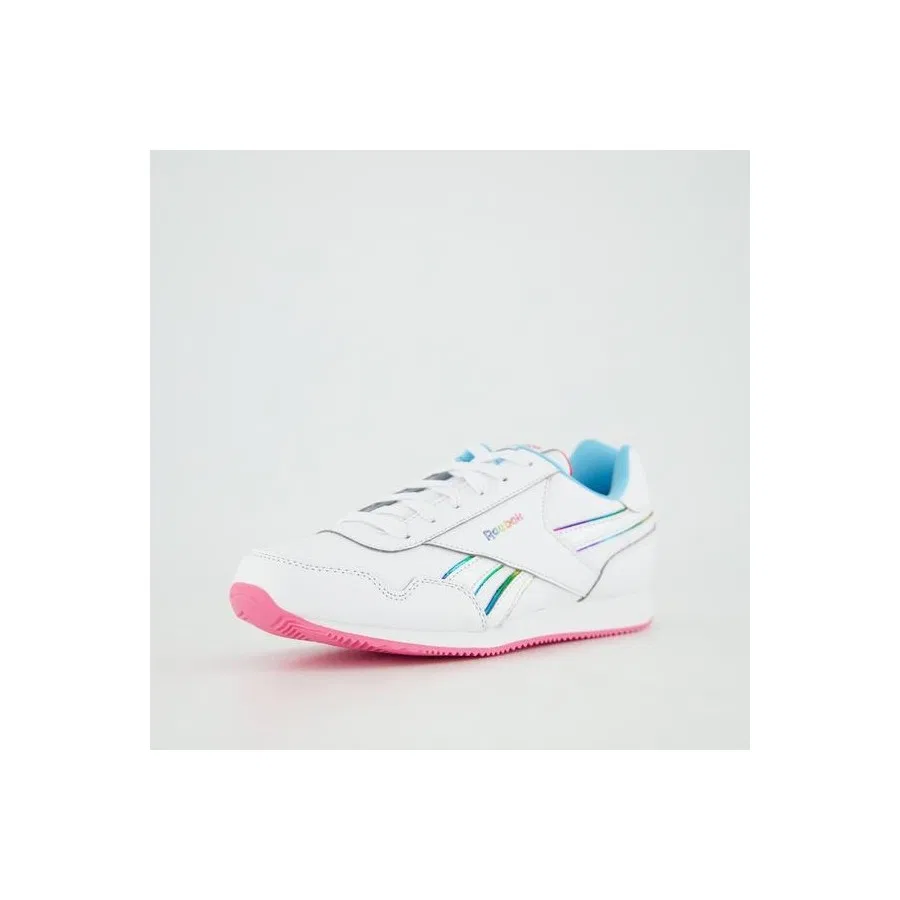 Детские кроссовки с синтетической кожи Royal cl Jog Reebok, Черно-золотой — фото 4