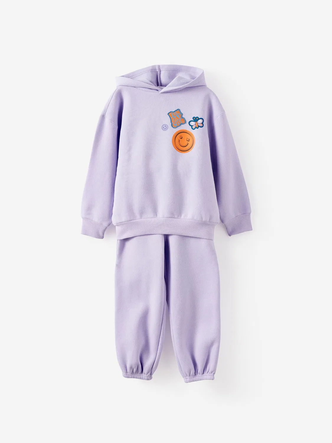 Спортивный костюм Sammy Smiley Face Print Cotton On, фиолетовый