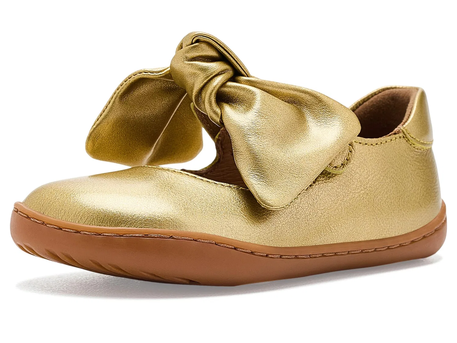 Балетки Peu Cami First Walker Twins (для малышей) Camper Kids, Gold