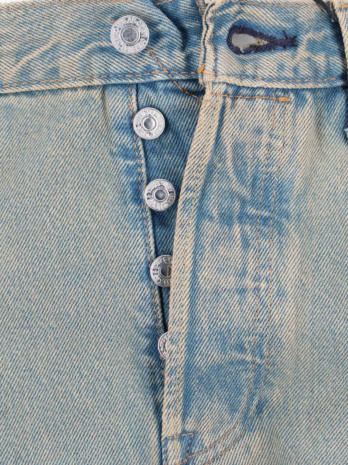 Джинсы с кнопочной застежкой Levi's, синий — фото 2