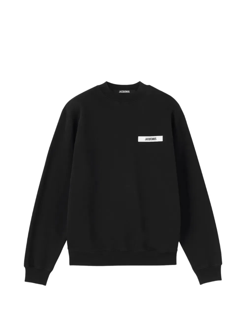 Свитшот с нашивкой-логотипом Jacquemus, черный