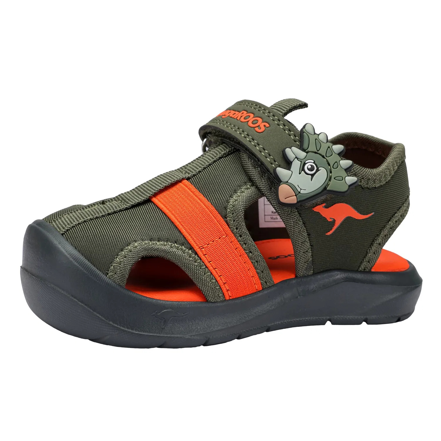 Детские сандалии с закрытым носом KangaROOS, Olive