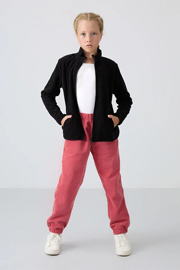 Детские свитшот для девочек с вышивкой Tommy Life, Black