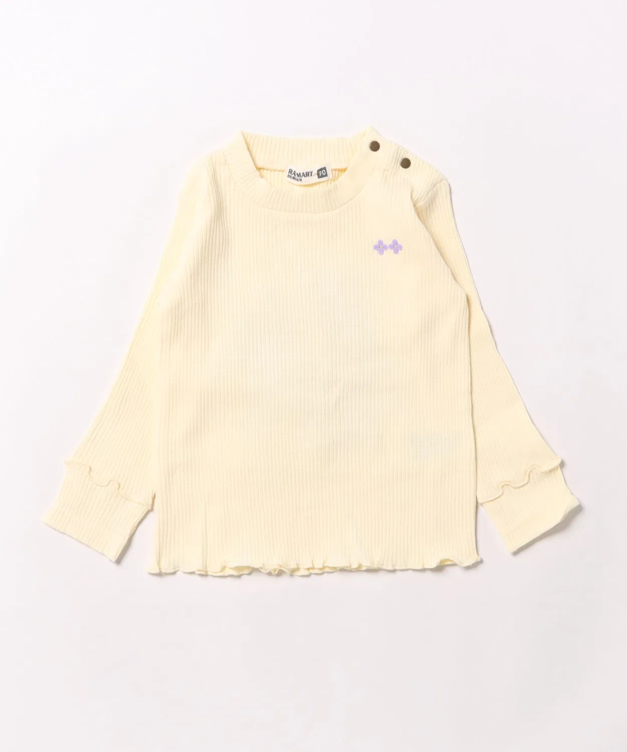 Детская футболка с длинным рукавомRAGMART, Off White