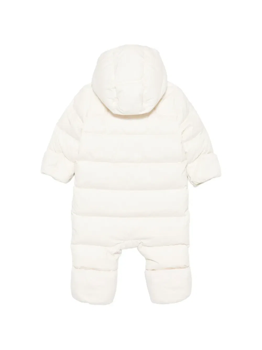 Стеганый комбинезон с капюшоном POLO RALPH LAUREN KIDS, бежевый — фото 2