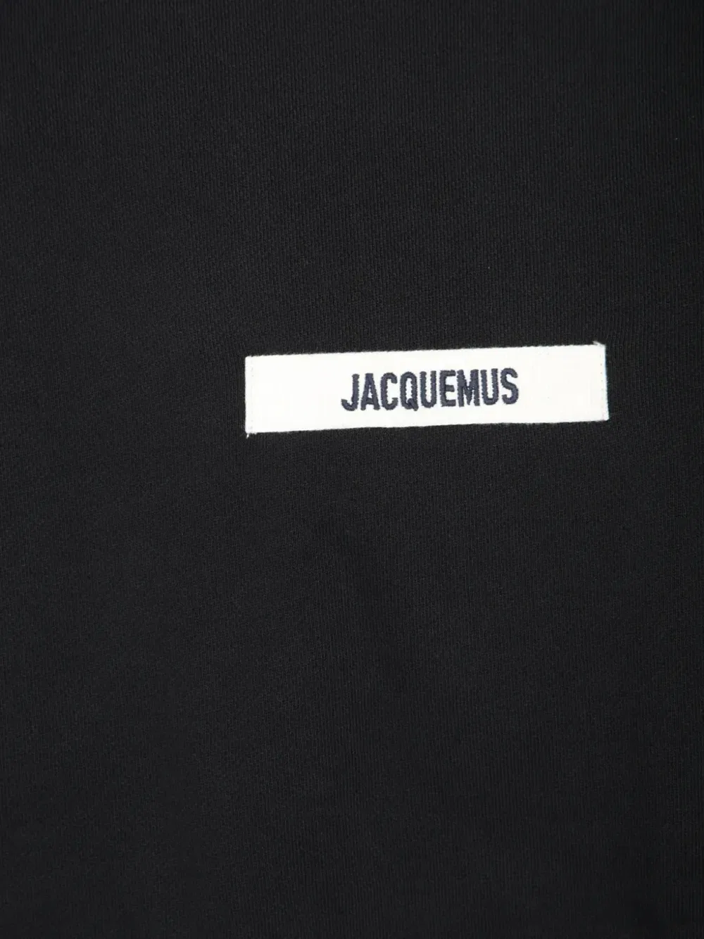 Толстовка с крупнозернистой лентой JACQUEMUS, черный — фото 3