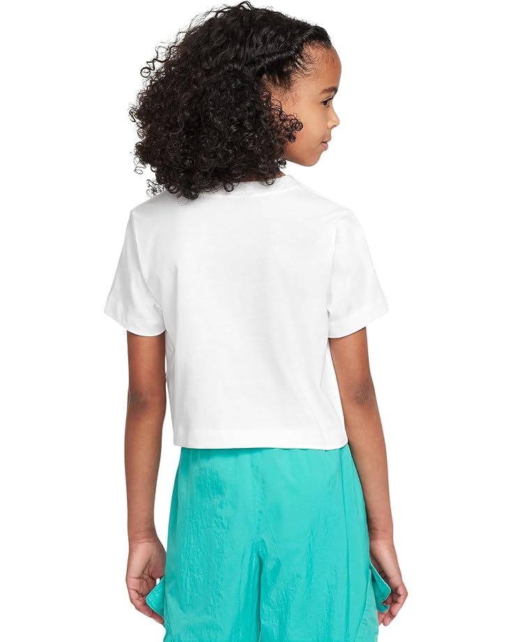 Футболка Nike Kids Tee Crop Futura HBR, белый — фото 2