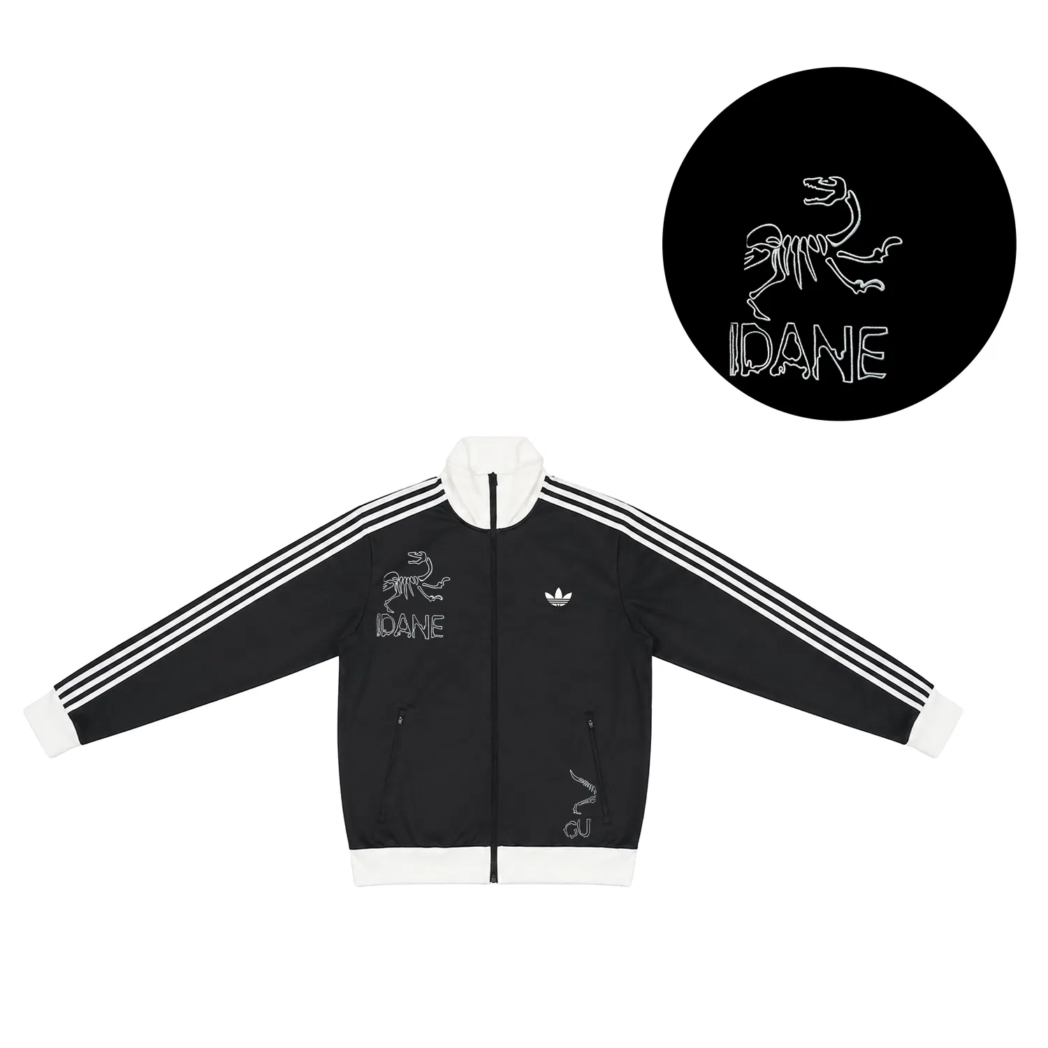 Женская куртка с воротником-стойкой Adicolor Adidas Originals, Black — фото 4