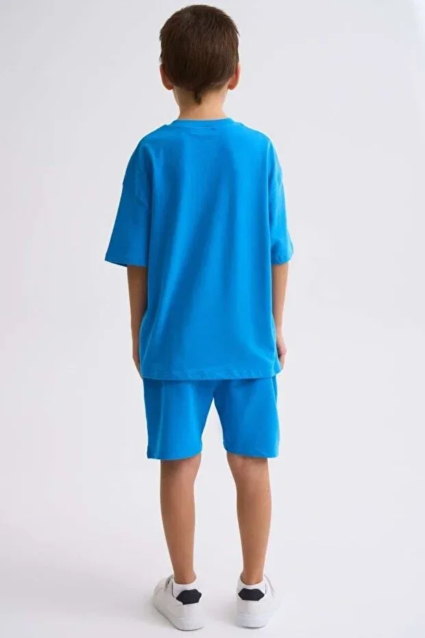 Детские шорты для мальчиков хлопковые Therecolor, Blue — фото 3