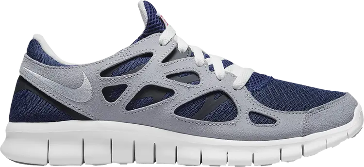

Кроссовки Nike Free Run 2 'Midnight Navy Wolf Grey', синий