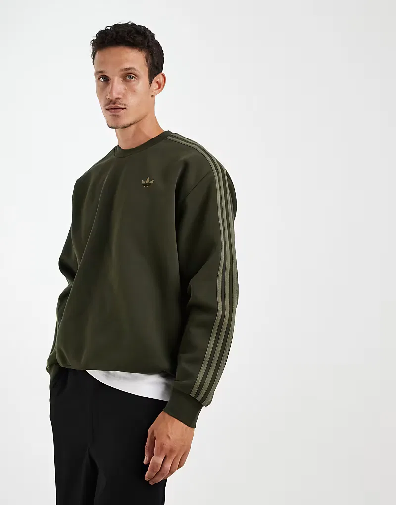 Свитшот-карго с полосками Adicolor 3 Adidas Originals, Night Cargo