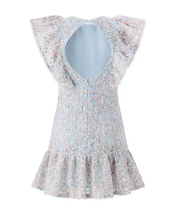 Детское платье для девочек с вышивкой Ryleigh Embroidered Mini Dress Marlo Kids, мультиколор — фото 2