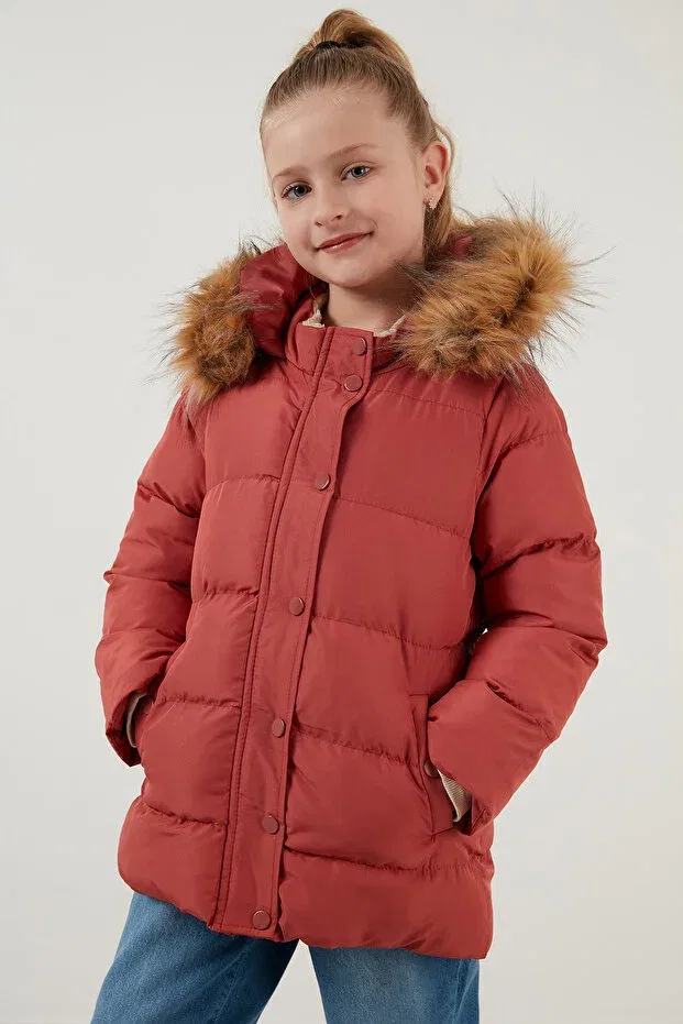 Детское пальто для девочек с капюшоном Lela, Rose Dry — фото 2