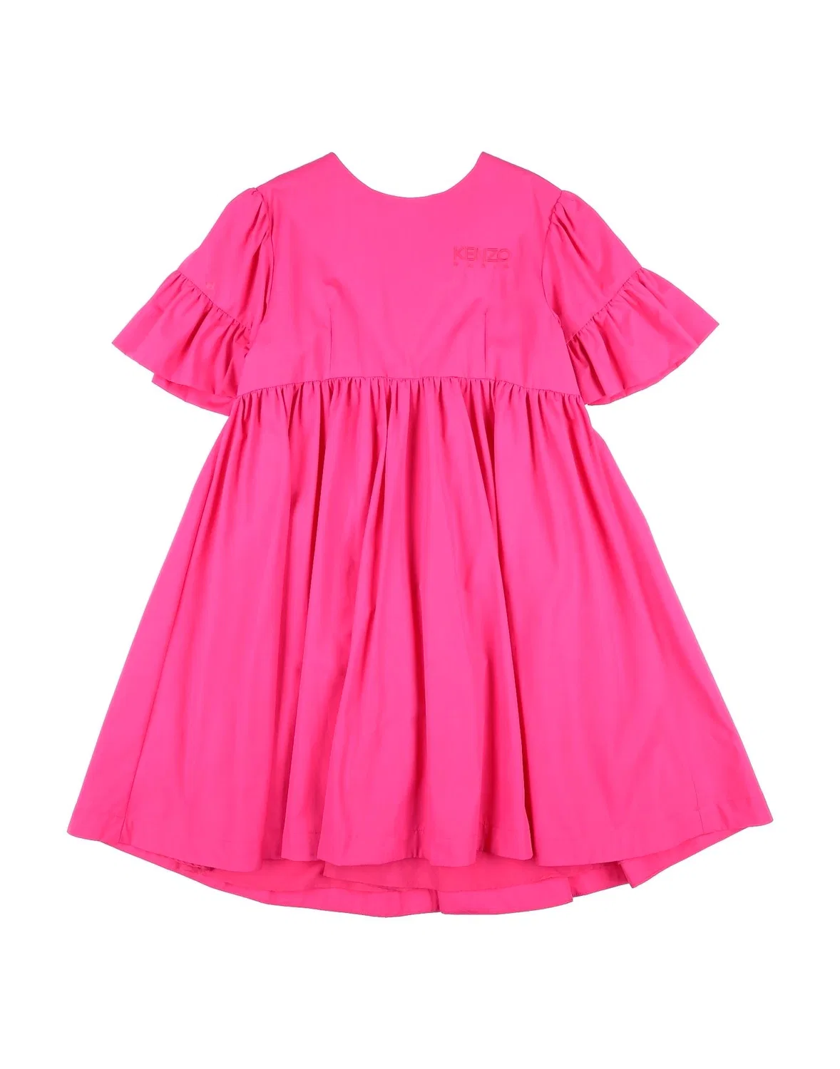 Детское платье для девочек хлопковое Kenzo Kids, фуксия
