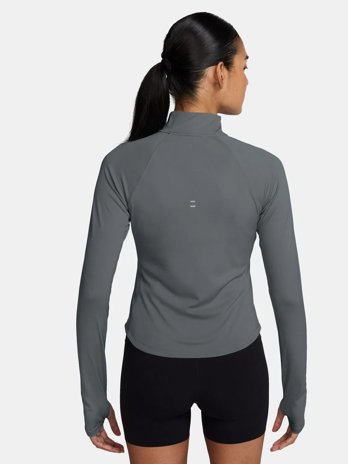 Беговая футболка с молнией 1/2 Nike Cool Tempo Dri-FIT, Cool Grey — фото 2