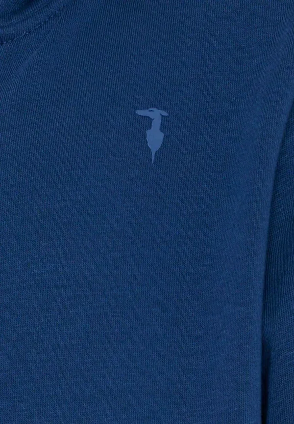 Костюм спортивный хлопковый Tru Trussardi Junior синий — фото 4