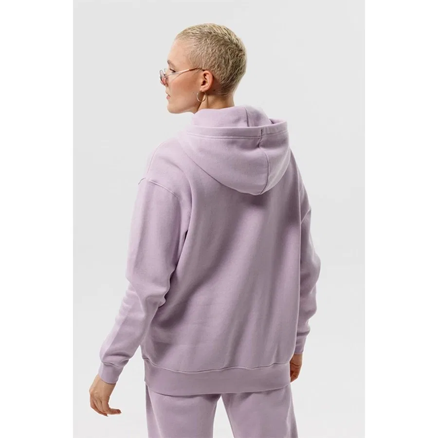 Женский худи оверсайз с капюшоном, модель Essentials, Nike, Фиолетовый — фото 2