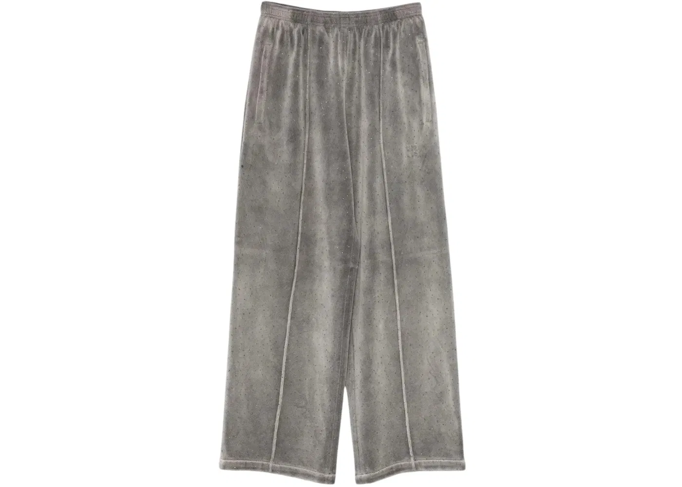 Женские брюки свободного кроя с пайетками Pant Alexander Wang, Titanium