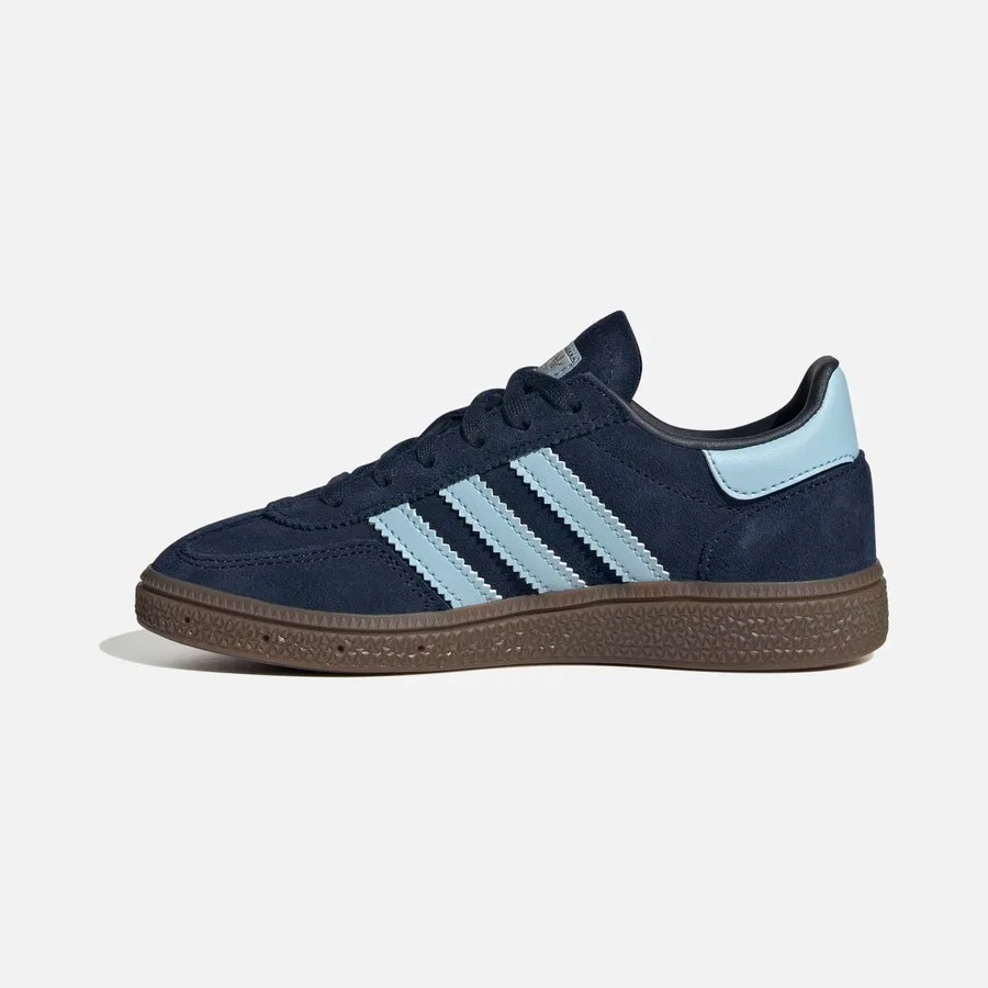 Детские спортивные кроссовки с замшевым верхом Originals Handball Spezial 3-Stripes adidas, Темно-синий — фото 2