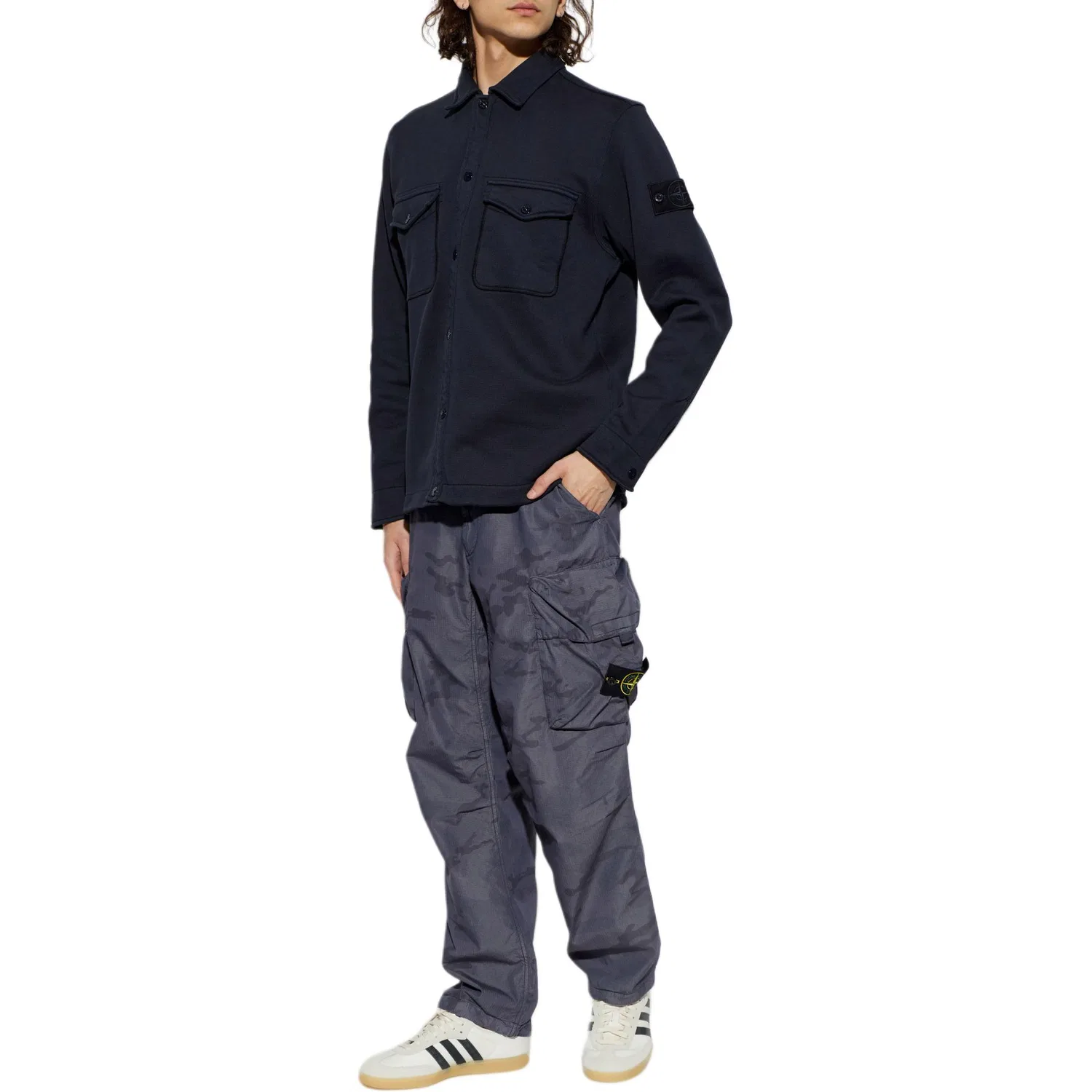 Рубашка Ghost SS26 Unisex, Stone Island, Marine Blue — фото 3
