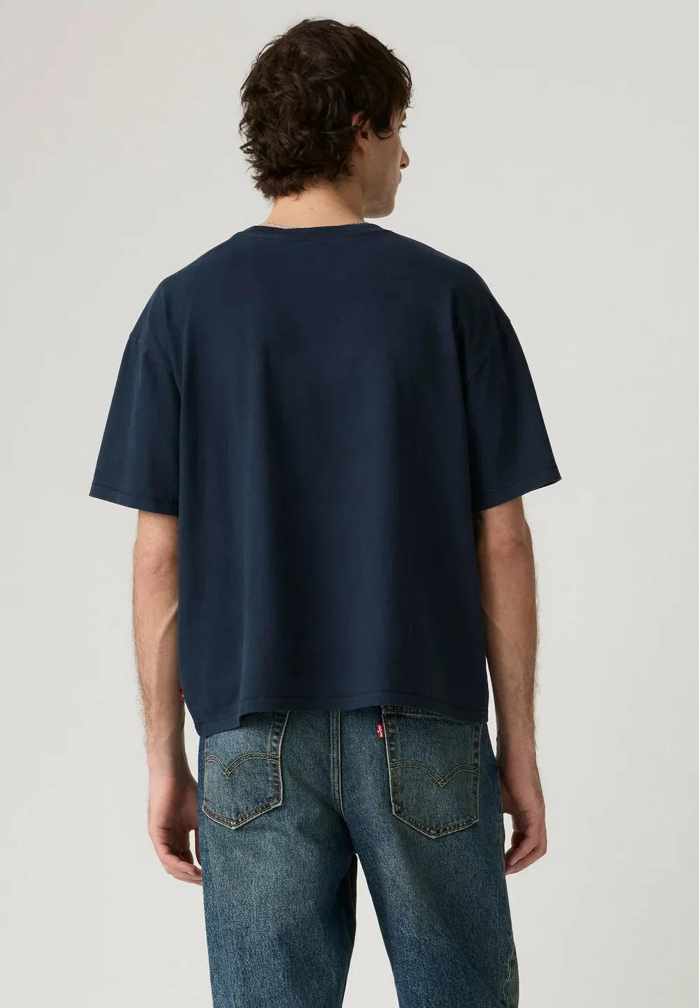 Простая футболка Levi'S, Sheen Wash Nightfall Navy - Blues — фото 2