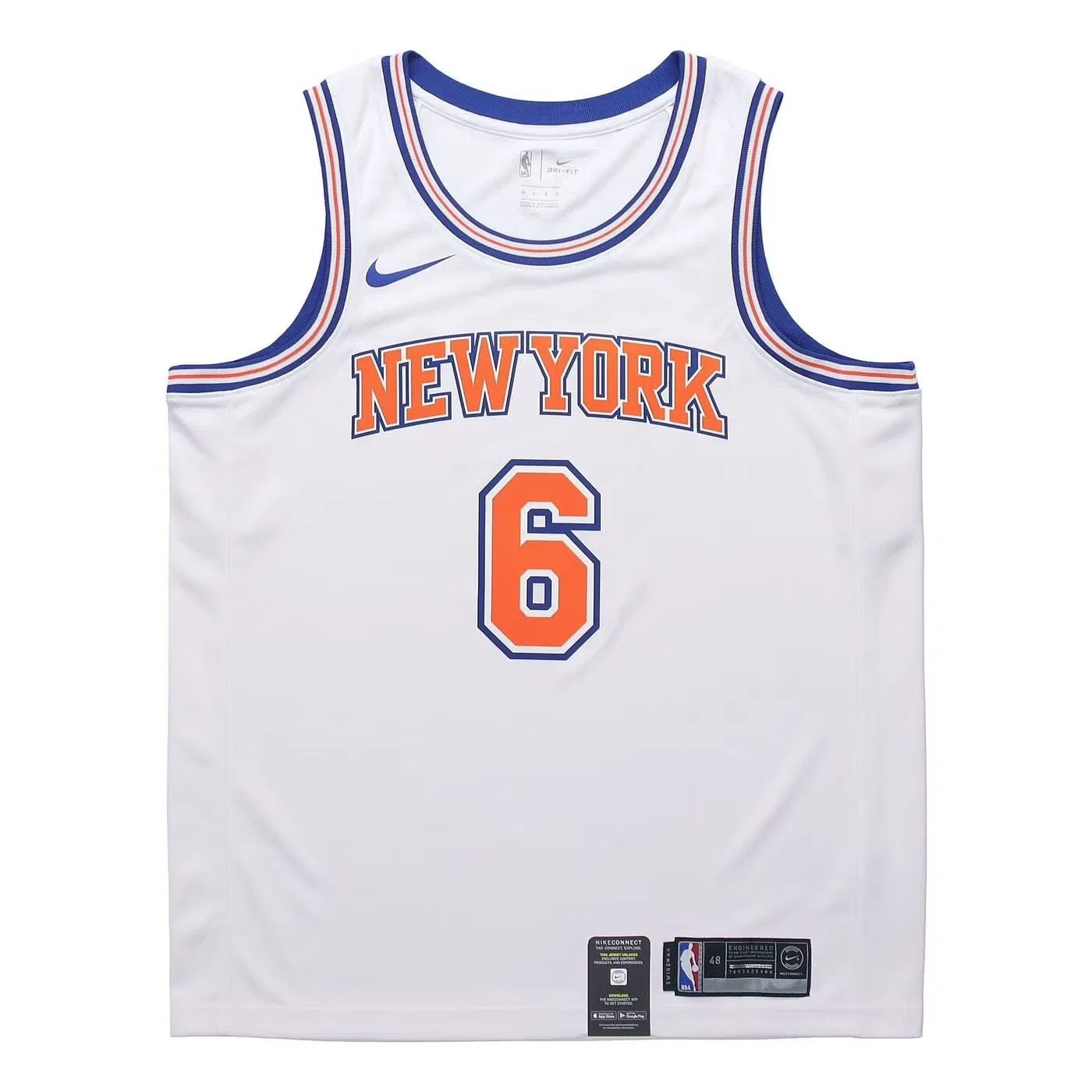 Джерси баскетбольное с принтом NBA SW Fan Edition Nike, белый