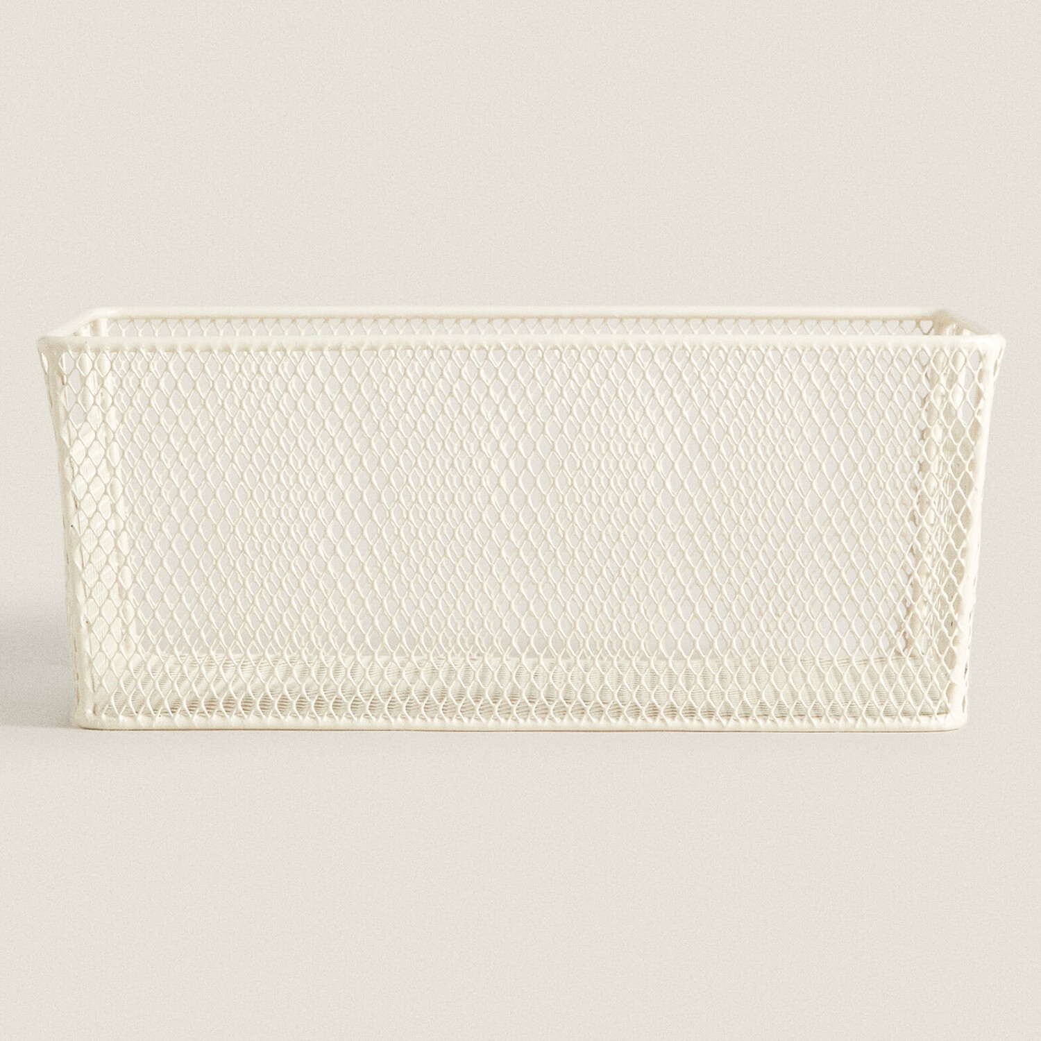 

Корзина Zara Home Lacquered, кремово-белый