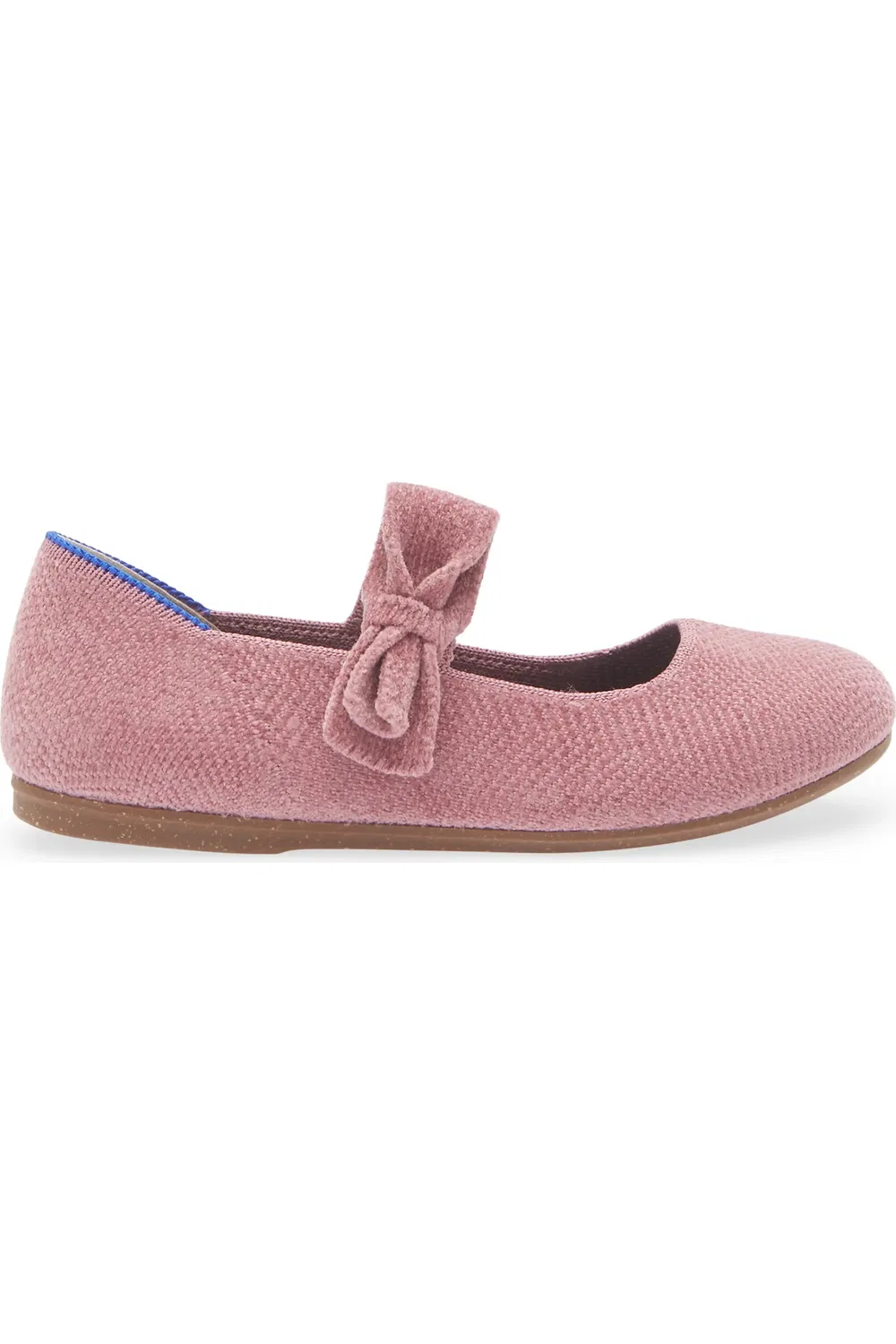 Детские туфли Мэри Джейн с бантом ReVelvet Rothy's, Revelvet Lilac — фото 4