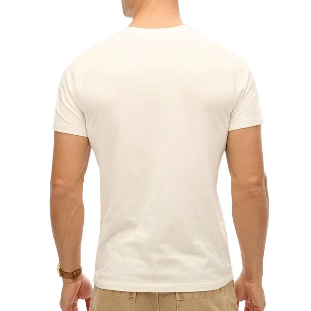 Мужская хлопковая футболка Superdry Classic Essential, Grau — фото 3