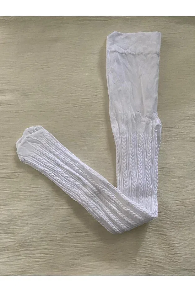 Детские колготки для девочек с рисунком Düven, White
