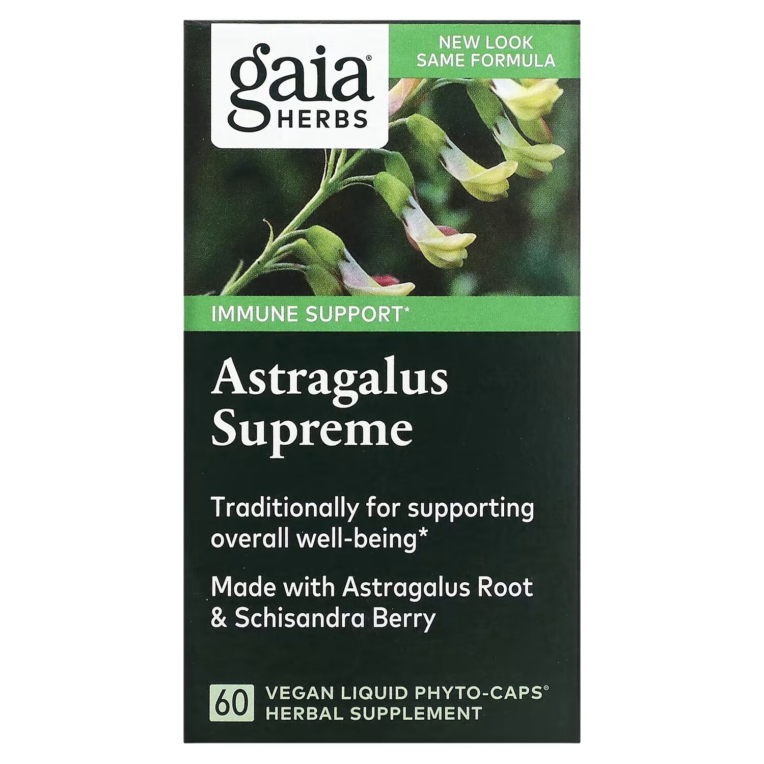 

Травяная Добавка Gaia Herbs Astragalus Supreme, 60 апсул