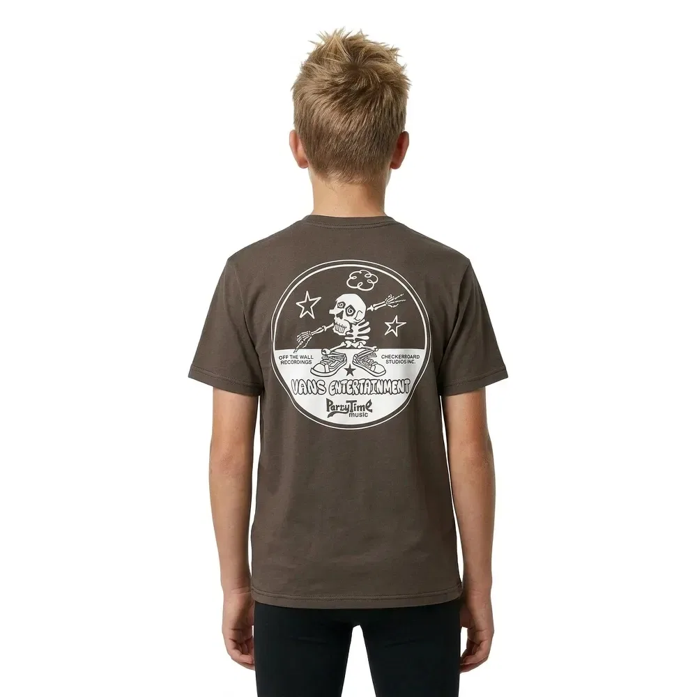 Футболка Vans Entertainment short sleeve, коричневый — фото 4